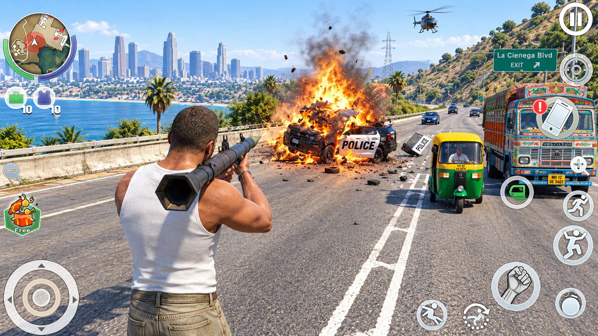 Grand City Gangster World Game screenshot