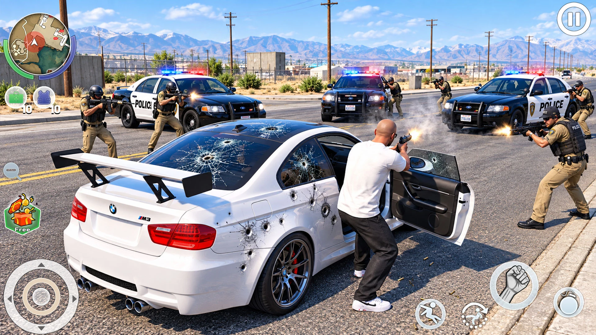 Grand City Gangster World Game screenshot